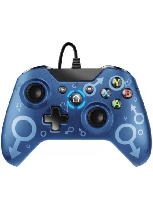 Проводной геймпад N-1 (Синий) (Xbox One/Series X|S/PS3/ PC)